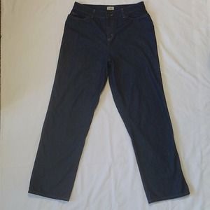 LL Bean 5 Pocket Denim Blue Jeans 14
